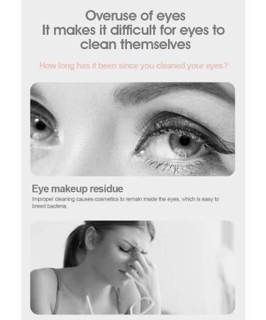 Transparent Washer Relieve Eye Fatigue Dry Squeeze Silicone Eye Cup Pink - Buy Online on GoSupps.com