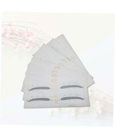 Beavorty 24 Pcs 48 Easy Eyebrow Stencil Eyebrow Shaping Stencils Eyebrow Makeup Tools Card - Buy Online on GoSupps.com