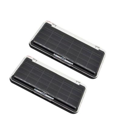 Hemoton 2pcs 24 Eye Shadow Tray Cream Blush Eyeshadow Lipstick Cosmetic Cases for Traveling Clear Cosmetic Case Grid Diy Eye Shadow Case Eye Shadow Diy Tray Diy Cosmetic Pallet