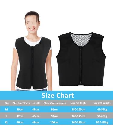 Shoulder Zippers Vest Self Heating Magnetic Therapy Waist Brace Posture Corrector Back Lumbar Pain Black X-Large - Buy Online on GoSupps.com