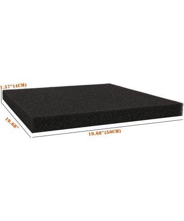 Shunting Aquarium Filter Material - Biochemical Foam Sponge Pad Customizable 50x50x4cm 50 PPI - Buy Online on GoSupps.com