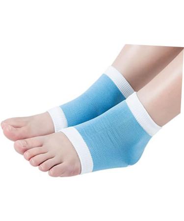 Mikinona Toe Socks Moisturising Gel Heel Socks Womens Socks & Hosiery Spa Gel Socks for Lined Toeless Spa Socks Open Toe Calcetines para Mujer Blue Miss High Heels Moisturizing - Buy Online on GoSupps.com