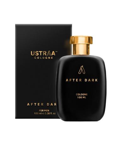 Us'traa After Dark Cologne Perfume for Men | Rich with Saffron Oudh and Musky notes | Suitable for night occasions | 100ml (3.38 Fl Oz)