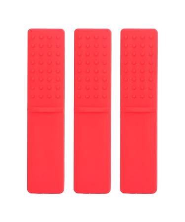 Red Baby Teething Toy - Bite Resistant Dishwasher Safe BPA Free Perfect Chew Ring for Teething Relief & Autism Gum Massage - Buy Online on GoSupps.com