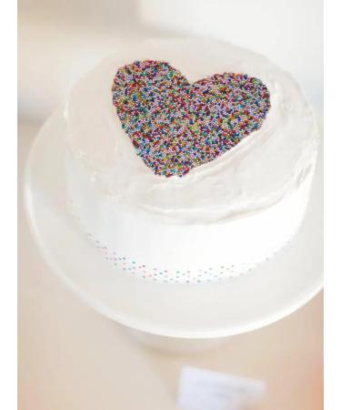 Edible Rainbow Non-Pareil Sugar Sprinkles | Perfect Cake & Cupcake Topper | Cookie Decorations | Sweet Personalities for Daily Baking - Buy Online on GoSupps.com