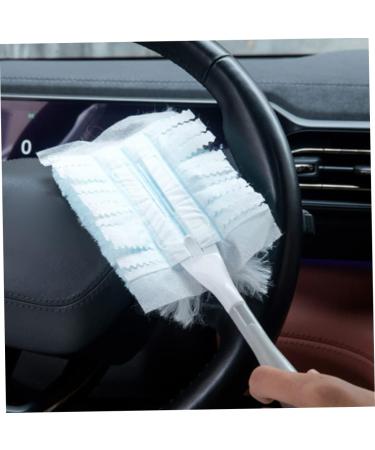 Duster Refill Heads Fluffy Duster Refill Disposable Duster Refill Hand Duster Refill Replacement Duster Head with 10Refills 1Handle for Cleaning 11PCS/Set - Buy Online on GoSupps.com