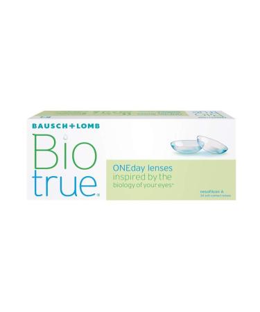 Bausch and Lomb Biotrue ONEday daily lenses 30 / BC 8.60 / DIA 14.20