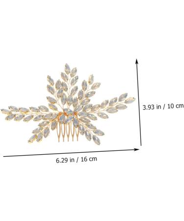 Angoily Comb Hair Accessories Hair Jewelry Bridal Hair Ornament Rhinestone Hairpiece for Women Hair Jewels Bridal Hair Clip Rhinestone Headpiece The Flowers Miss Grab The Drill Rhinestones - Buy Online on GoSupps.com
