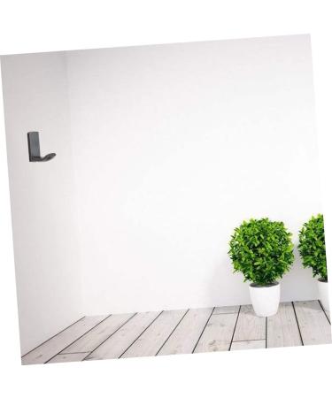 Cabilock Clothes Rack 3pcs Hangers Heavy Duty Towel Hooks Bathroom Accessories Coat Hanger Office Wall-Mounted Bathrobe Clothes Hanger mediumx3pcs Blackx3pcs - Buy Online on GoSupps.com