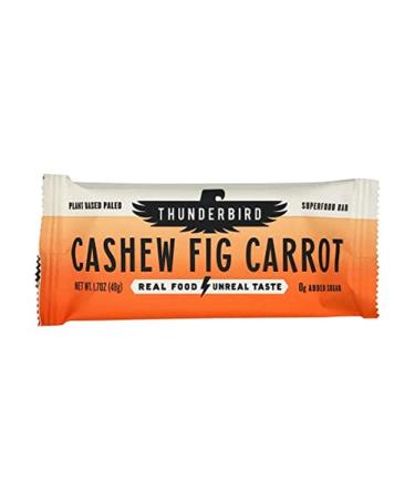 THUNDERBIRD ENERGETICA Cashew Fig Carrot Bar, 1.7 OZ
