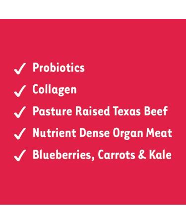 iHeartDogs Freeze-Dried Raw Dog Food Topper - Grain-Free Beef Superfood Meal Mixer 3oz - Buy Online on GoSupps.com