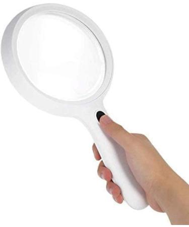 Magnifier Handheld Illuminated Magnifier Light Weight Lens High Clarity for Reading Needlework Portable Full of Stars