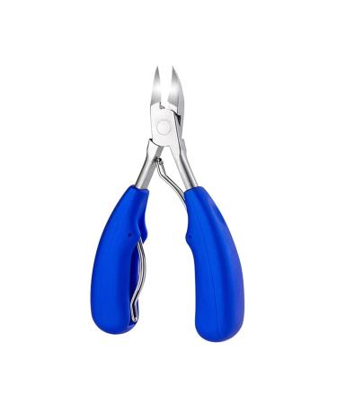 PSGS Toenail Ingrown Nail Art Cuticle Nipper Clipper Edge Cutter Manicure Paronychia Dead Skin Remover Trimming Nail Clipper Pedicure (Color : 822-3 Blue) Black blue