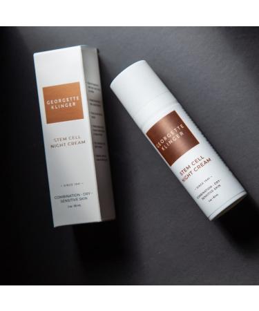 Georgette Klinger Stem Cell Night Cream - Anti-Aging Overnight Moisturizer with Hyaluronic Acid & Vitamin E | Fine Lines & Wrinkles | 1 oz - Buy Online on GoSupps.com