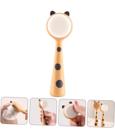 SOLUSTRE Manual Face Brush Household Facial Brush Face Exfoliator Face Washer Face Wash Brush Rose Gold Ribbon Facial Cleaning Brush Manual Facial Brush Miss Handheld Scrub Nylon - Buy Online on GoSupps.com