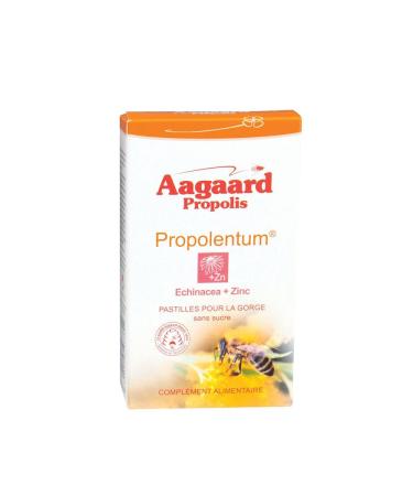 Aagaard - Propolentum + echinac a + zinc - 30 pastilles - Gorge prot g e
