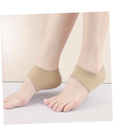 Shop Healeved Heel Socks - Women's Sports Heel Braces & Protective Covers | Slip-On Sneakers Heel Sole Protectors - Khaki - Buy Online on GoSupps.com