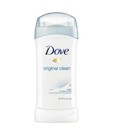 Dove Invisible Solid Deodorant  Original Clean - 2.6 oz - 3 pk - Buy Online on GoSupps.com