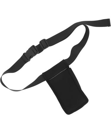 Lightweight Black Massage Oil Waist Bag | Spa & Massage Lotion Carrier - Perfect for Massagers - Buy Online on GoSupps.com