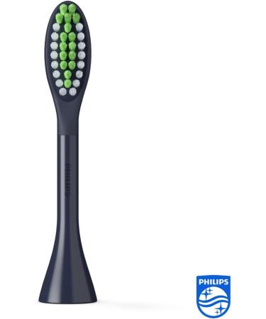Philips One Brush Heads (BH1022/04) - Pack of 2 Midnight Navy Blue - Replacement Heads for Electric Toothbrush - Buy Online on GoSupps.com