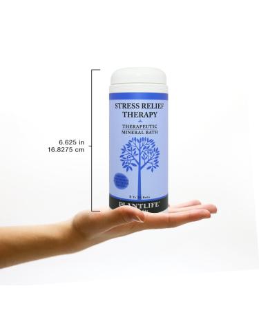 16 oz Stress Relief Therapeutic Mineral Bath Salt - Natural Relaxation and Calming Soak - Buy Online on GoSupps.com
