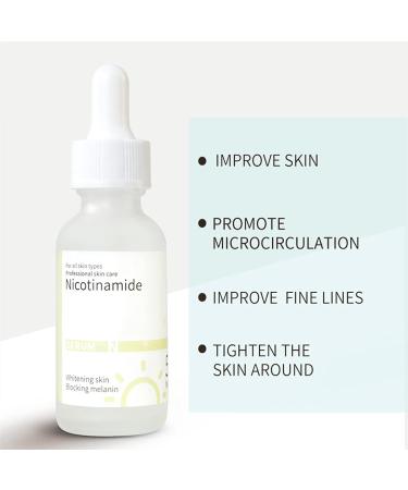 EHIOG niacinamide serum the ordinary Facial Serum Pore Reducer for Shrinking Enlarged Pores Hydrating Skin and Balancing Sebum Production for Women and Men (30ml) - Buy Online on GoSupps.com