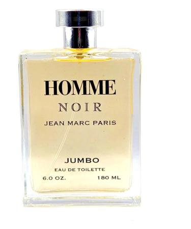 Jean Marc Paris HOMME NOIR Eau de Toilette Spray 6 oz JUMBO Size