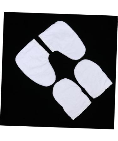 FRCOLOR Insulated Wax Bath Soft Mittens Paraffin Bags Heat Insulated Paraffin Liners Mitts Paraffin Mitts paraffin foot Liner Hand Spa Cover white thicken - Buy Online on GoSupps.com