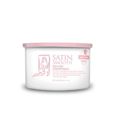 Satin Smooth Scarlet Berry Wax with Acai Can For Women 14 oz Wax