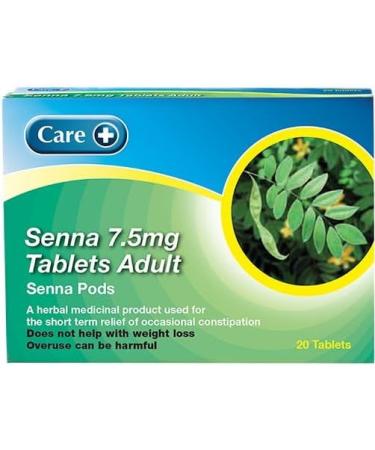 3 x Care Senna 7.5mg 20 Tablets - Constipation Relief (Three Packs) - Buy Online on GoSupps.com