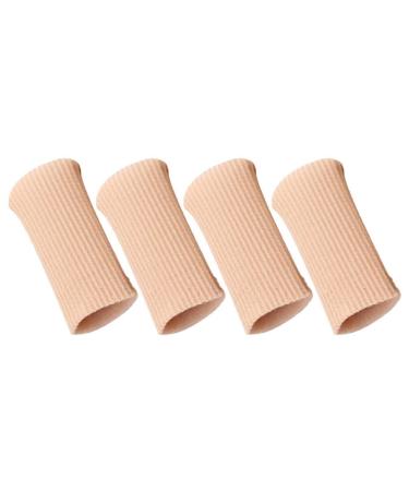 Toe Cushion Toe Protectors Toe Protector 4pcs Fabric Sleeve Protectors Toe Protective Cover for Blisters and Ingrown Toenail Toe Protectors Women Toe Caps 7x2x2cm