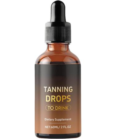 Drinkable Sunless Tanning Drops Self Tanner Drops for Drinks 60ml Lightweight Strengthens Natural Tanning Intensive Hydration Body Radiance Holiday Glow For Men Women - Buy Online on GoSupps.com
