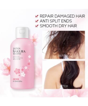 Cherry Blossom Shampoo Pink Moisturizing Shampoo for Thicker Stronger Hair - Volumizing Shampoo Simply Nourishes with Fragrance Notes Moisturizing and Thickening Treatment - Buy Online on GoSupps.com