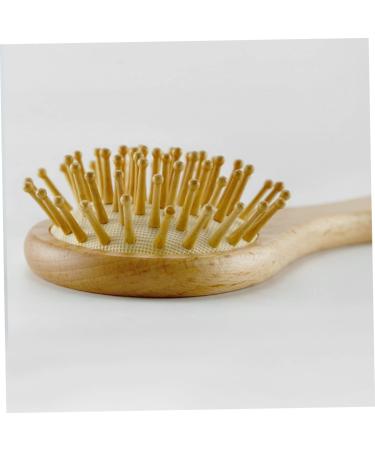 KOMBIUDA 1 Set Newborn Wooden Baby Hairbrush and Comb Cap | Natural Grooming Gift for Infants and Toddlers - Buy Online on GoSupps.com