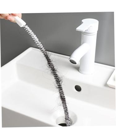 Buy Flexible Sink Cleaning Brush | Pipe Dredging & Sewer Hair Clog Removal Tool | Long Nylon Bristles | 1PC - Buy Online on GoSupps.com