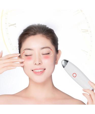 Magiclulu Eye Beauty Instrument - Electrical Face & Eye Massage Roller Tool for Ultimate Care | ABS White - Buy Online on GoSupps.com