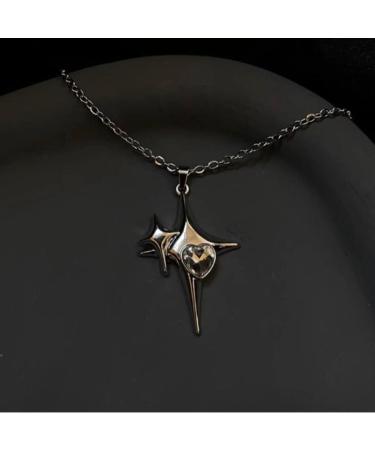Oralgos Cross Heart Neck Chain - Handmade Gothic Choker with Crucifix Pendant | Ideal Gift for Women and Girls - Buy Online on GoSupps.com