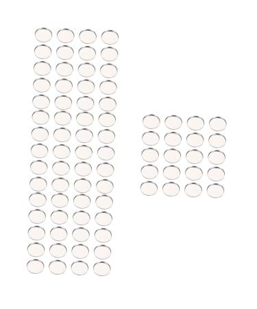 DOITOOL 200 Pcs Eye Shadow Disk Eyeshadow Empty Metal Pans Lipstick Diy Case Iron Plate Accessories Miss