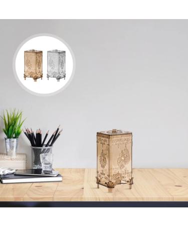 2 Series Cosmetic Cotton Storage Box - Stylish Makeup Pad & Swab Holder for Bathroom - Perfect Organizer for Cotton Rounds - Buy Online on GoSupps.com