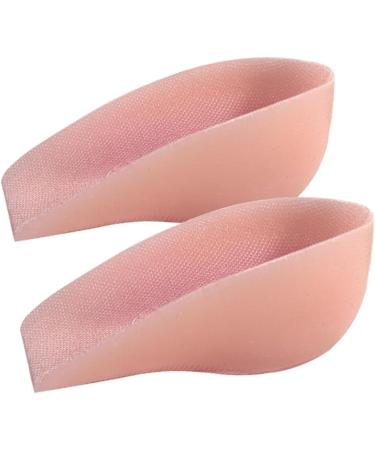 Beaupretty Unisex Invisible Heightening Insoles - Translucent Heel Pads for Men & Women | Height Increase Cushions - Pink 11x1.5cm - Shop Internationally - Buy Online on GoSupps.com