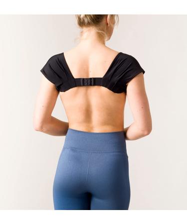 Swedish Posture Feminine posture corrector for women | less back pain | better posture L-XL Black
