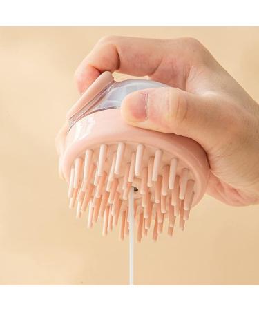 Scalp Massager Shampoo Brush - Silicone Scalp Care for Men Women Kids & Pets - Khaki - Buy Online on GoSupps.com