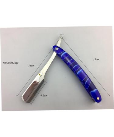 Angoily 3-in-1 Men's Razor: Space-Saving Mother-of-Pearl Hair Clip & Safe Metal Eyebrow Knife - Perfect Grooming Tool for Men - Buy Online on GoSupps.com