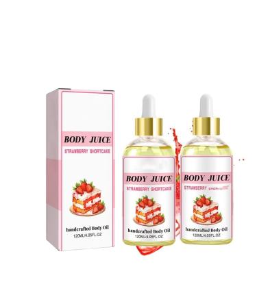 IFFANY Wild Plus Body Care Oil, Body Juice Oil, Strawberry Scent, Handmade, Suitable for Women with Dry Skin