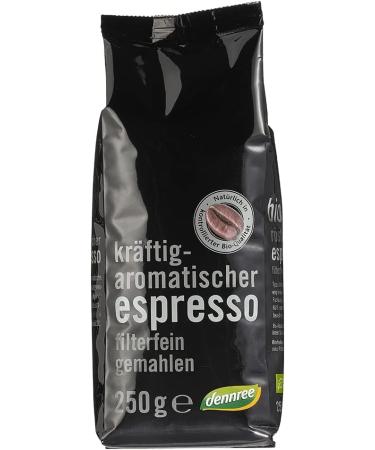  dennree dennree Organic Ground Espresso (2 x 250 g) - Buy Online on GoSupps.com