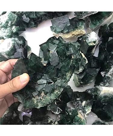 1pc 500G-700G Natural Crystal Cluster Green Fluorite raw Crystals Stones Bulk ERBDRGAZ - Buy Online on GoSupps.com