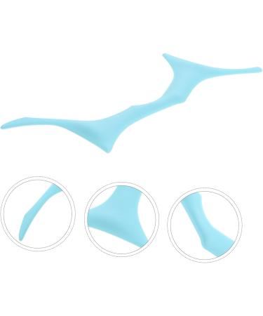 minkissy brow template eyebrow makeup tools eyebrow shaping template silicone makeup stencil brow makeup supplies eye brow stencil eye brow shapers for women third gear Silica gel blindfold 17.3x5.9cm Blue - Buy Online on GoSupps.com