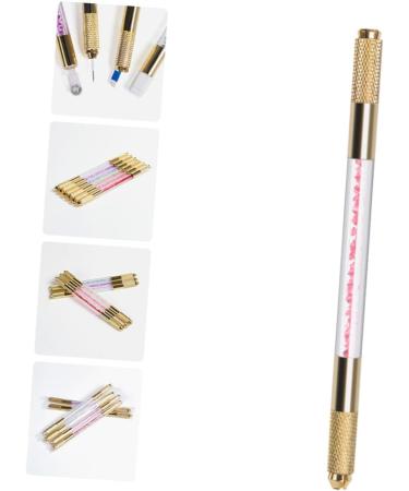 Healeved Embroidery Pencil Eyebrow Pencil Brow Pen Eyebrow Microblading Pen Pink Rhinestones 1 count (Pack of 1) Pink - Buy Online on GoSupps.com
