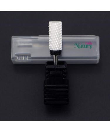 Natury Nails Ceramic Milling Cutter | Best Nail Drill for Manicure Pedicure & Acrylic Gel Nails - Super Grit Black Ceramic Tool - Buy Online on GoSupps.com