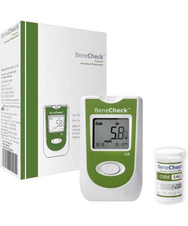 BeneCheck Premium Uric Acid Meter Bundle | 35 Test Strips & 10 Lancing Devices - Fast International Shipping - Buy Online on GoSupps.com
